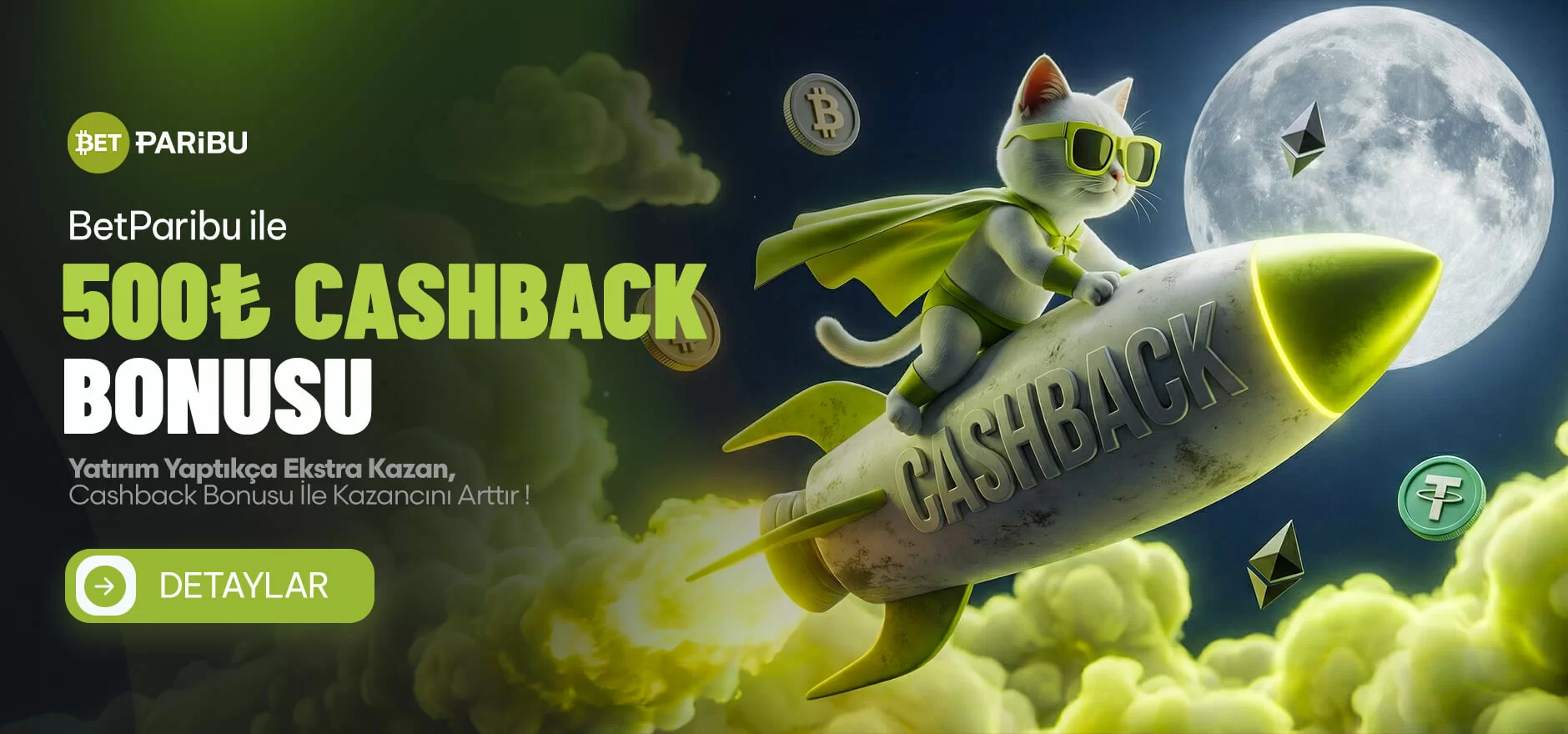 CASHBACK BONUSU