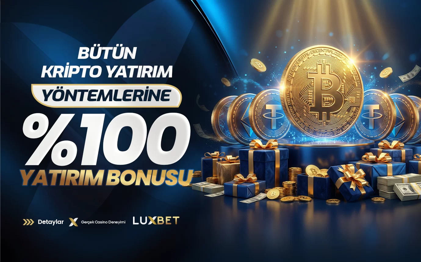 KRİPTO YATIRMLARINA ÖZEL %100 BONUS